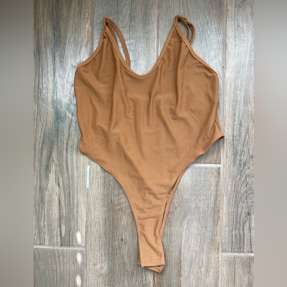 Shein High Cut Thong Bodysuit L